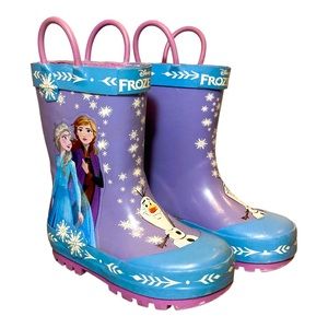Disney Frozen ll Kids Rain Boot / Elsa & Anna and Olaf Size:5/6